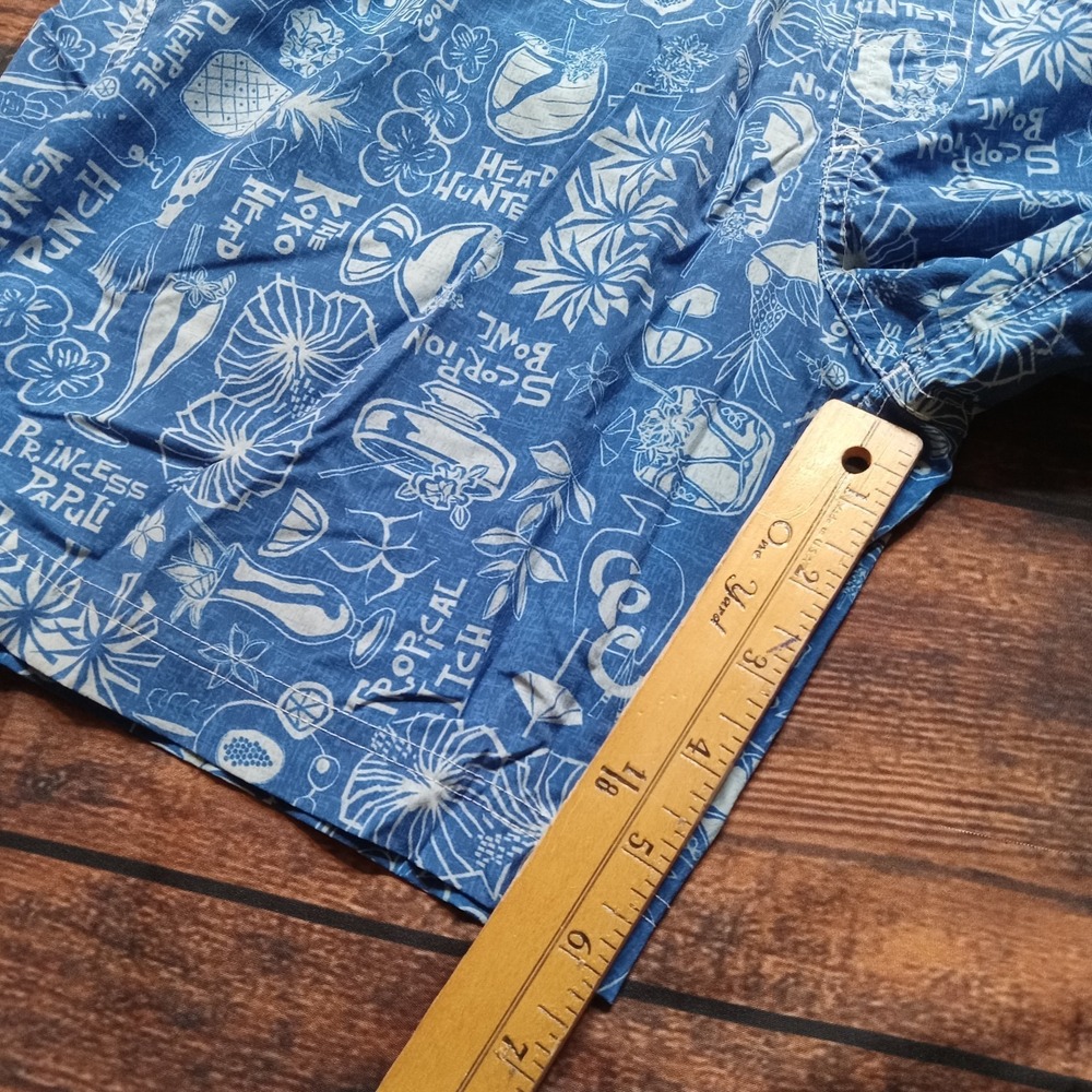 Johnnie-O Men's Board Shorts Trunks Lined Drawstring Size Medium Blue - Picture 8 of 8